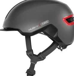 ABUS Fahrradhelm "Hud-Y" dunkelgrau