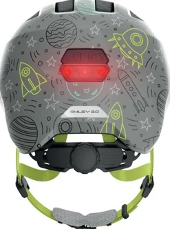 ABUS Kinder-Freizeithelm "Smiley 3.0 LED" grey space