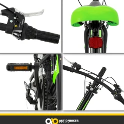 Actionbikes Kinderfahrrad Arrow 24 Zoll, Gangschaltung, V-Brake-Bremsen, verstellbar, Diamantrahmen