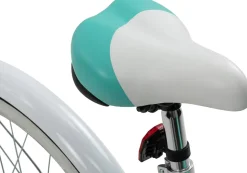 Actionbikes Kinderfahrrad Cruiser 20 Zoll, Rosa/Türkis, verstellbar, Seitenständer, V-Brake-Bremsen (Türkis)