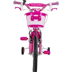 Actionbikes Kinderfahrrad Daisy 16 Zoll, pink, Stützräder, Korb, V-Brake-Bremsen, Antirutschgriffe (East)