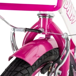 Actionbikes Kinderfahrrad Daisy 20 Zoll, pink, V-Brake-Bremsen, Antirutschgriffe, Kettenschutz, Korb (East)