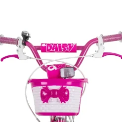 Actionbikes Kinderfahrrad Daisy 20 Zoll, pink, V-Brake-Bremsen, Antirutschgriffe, Kettenschutz, Korb (East)
