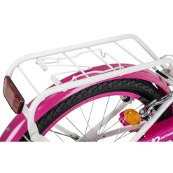 Actionbikes Kinderfahrrad Daisy 20 Zoll, pink, V-Brake-Bremsen, Antirutschgriffe, Kettenschutz, Korb (East)