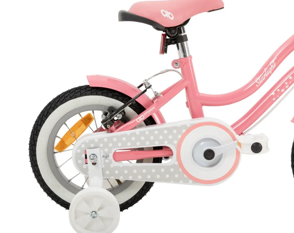Actionbikes Kinderfahrrad Starlight 12 Zoll, Rosa, Stützräder, Fahrradkorb, Klingel, Kettenschutz (Classic)