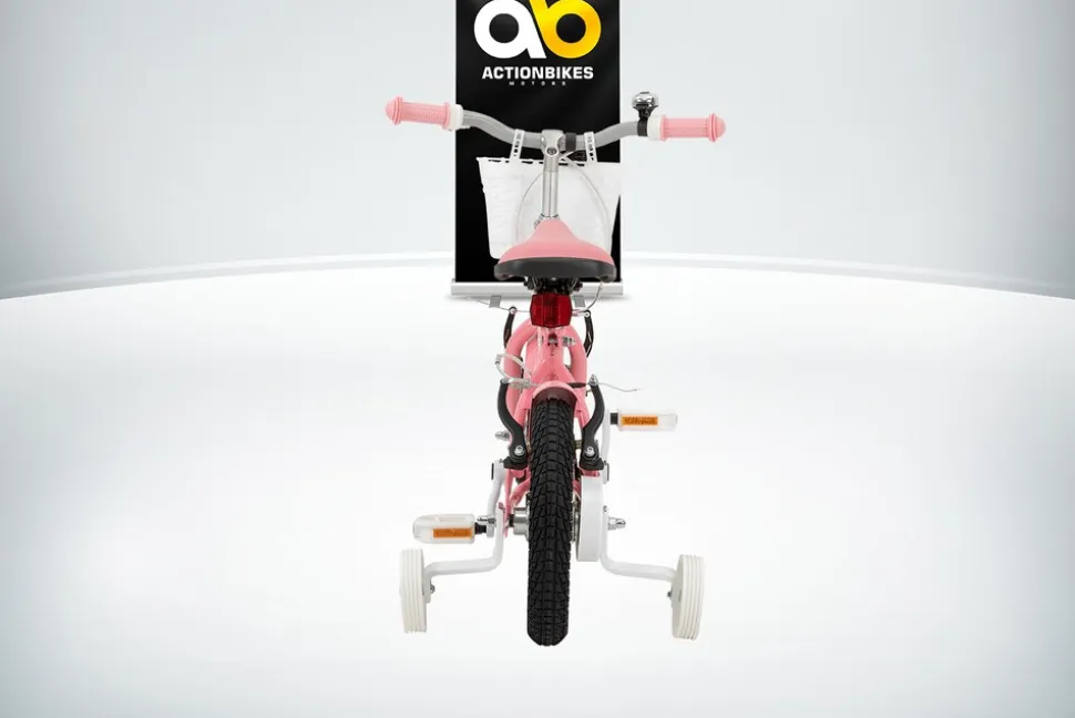 Actionbikes Kinderfahrrad Starlight 12 Zoll, Rosa, Stützräder, Fahrradkorb, Klingel, Kettenschutz (Classic)