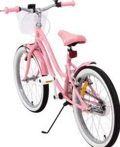 Actionbikes Kinderfahrrad Starlight 20 Zoll, Rosa, Fahrradständer, Korb, Klingel, Kettenschutz (Classic)