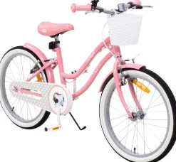 Actionbikes Kinderfahrrad Starlight 20 Zoll, Rosa, Fahrradständer, Korb, Klingel, Kettenschutz (Classic)