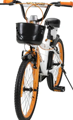 Actionbikes Kinderfahrrad Timson 20 Zoll, V-Brake-Bremsen, höhenverstellbar, Fahrradständer, Korb