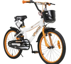 Actionbikes Kinderfahrrad Timson 20 Zoll, V-Brake-Bremsen, höhenverstellbar, Fahrradständer, Korb