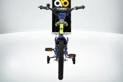 Actionbikes Kinderfahrrad Turbo 16 Zoll, Stützräder, V-Brake-Bremsen, Lenker-/Kettenschutz, Klingel