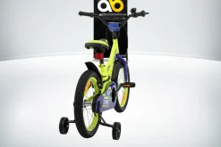 Actionbikes Kinderfahrrad Turbo 16 Zoll, Stützräder, V-Brake-Bremsen, Lenker-/Kettenschutz, Klingel