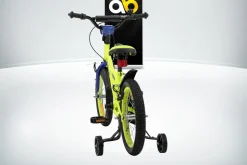 Actionbikes Kinderfahrrad Turbo 16 Zoll, Stützräder, V-Brake-Bremsen, Lenker-/Kettenschutz, Klingel