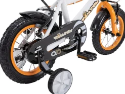 Actionbikes Kinderfahrrad Timson 12 Zoll, V-Brake-Bremsen, höhenverstellbar, Stützräder, Korb