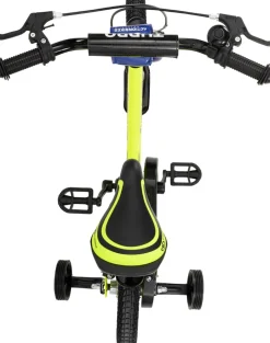Actionbikes Kinderfahrrad Turbo 12 Zoll, Stützräder, V-Brake-Bremsen, Lenker-/Kettenschutz, Klingel