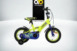 Actionbikes Kinderfahrrad Turbo 12 Zoll, Stützräder, V-Brake-Bremsen, Lenker-/Kettenschutz, Klingel