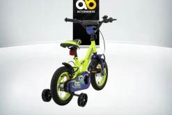 Actionbikes Kinderfahrrad Turbo 12 Zoll, Stützräder, V-Brake-Bremsen, Lenker-/Kettenschutz, Klingel