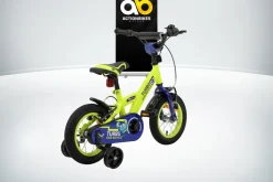 Actionbikes Kinderfahrrad Turbo 12 Zoll, Stützräder, V-Brake-Bremsen, Lenker-/Kettenschutz, Klingel