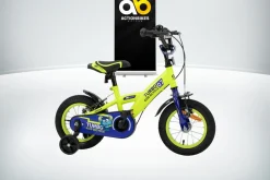 Actionbikes Kinderfahrrad Turbo 12 Zoll, Stützräder, V-Brake-Bremsen, Lenker-/Kettenschutz, Klingel