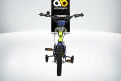 Actionbikes Kinderfahrrad Turbo 12 Zoll, Stützräder, V-Brake-Bremsen, Lenker-/Kettenschutz, Klingel