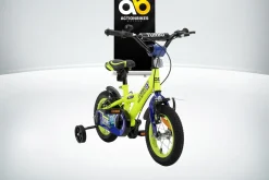 Actionbikes Kinderfahrrad Turbo 12 Zoll, Stützräder, V-Brake-Bremsen, Lenker-/Kettenschutz, Klingel