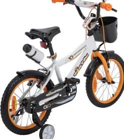 Actionbikes Kinderfahrrad Timson 16 Zoll, V-Brake-Bremsen, höhenverstellbar, Stützräder, Korb