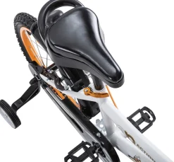 Actionbikes Kinderfahrrad Timson 16 Zoll, V-Brake-Bremsen, höhenverstellbar, Stützräder, Korb