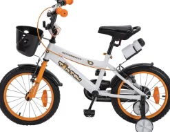 Actionbikes Kinderfahrrad Timson 16 Zoll, V-Brake-Bremsen, höhenverstellbar, Stützräder, Korb