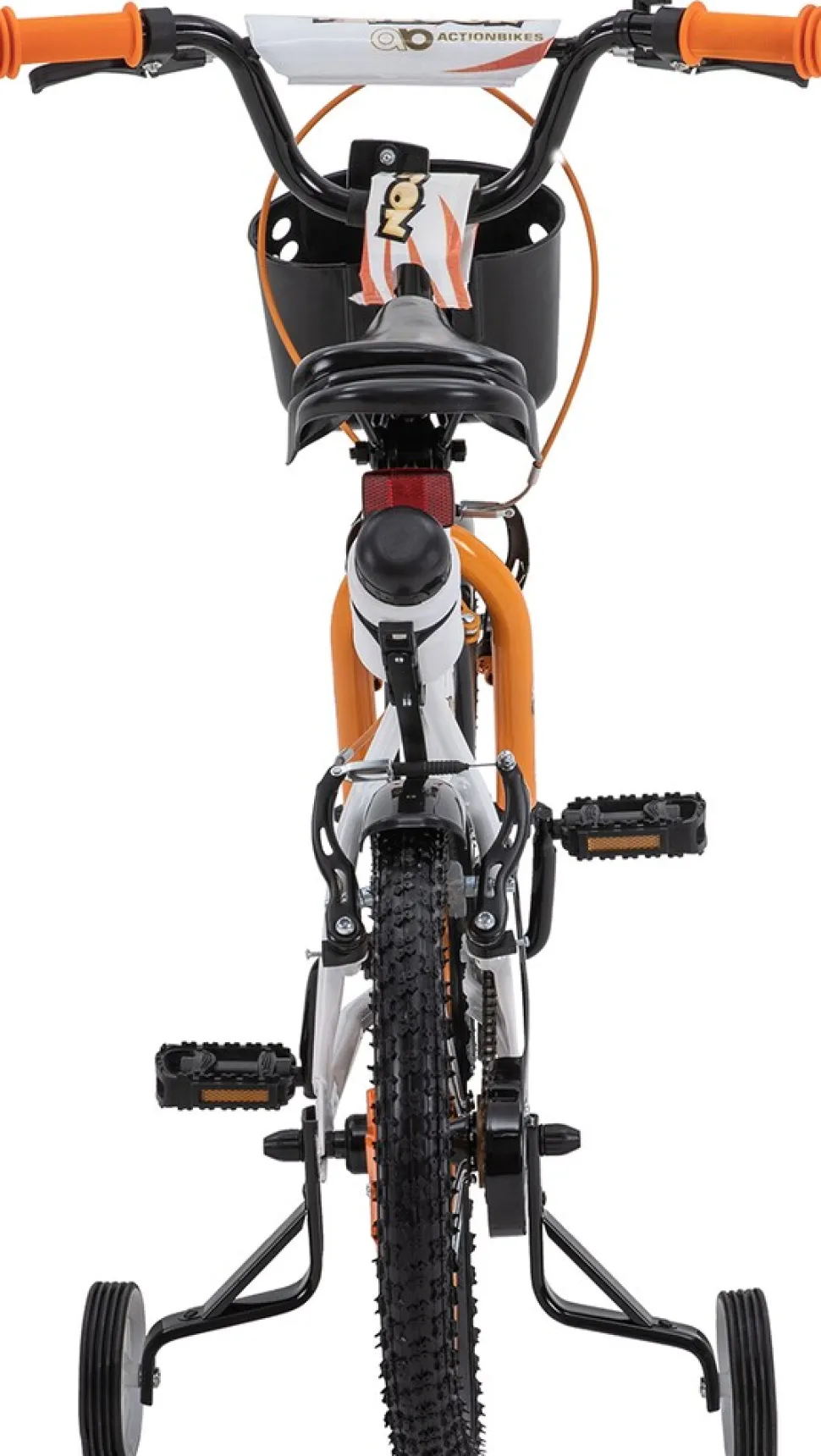 Actionbikes Kinderfahrrad Timson 16 Zoll, V-Brake-Bremsen, höhenverstellbar, Stützräder, Korb