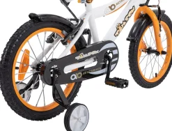 Actionbikes Kinderfahrrad Timson 16 Zoll, V-Brake-Bremsen, höhenverstellbar, Stützräder, Korb