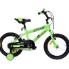 Actionbikes Kinderfahrrad Zombie 16 Zoll, V-Brake-Bremsen, höhenverstellbar, Stützräder, Reflektoren