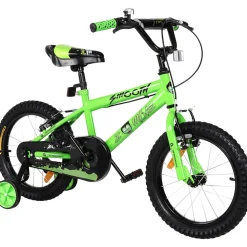 Actionbikes Kinderfahrrad Zombie 16 Zoll, V-Brake-Bremsen, höhenverstellbar, Stützräder, Reflektoren
