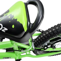 Actionbikes Kinderfahrrad Zombie 16 Zoll, V-Brake-Bremsen, höhenverstellbar, Stützräder, Reflektoren