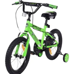 Actionbikes Kinderfahrrad Zombie 16 Zoll, V-Brake-Bremsen, höhenverstellbar, Stützräder, Reflektoren