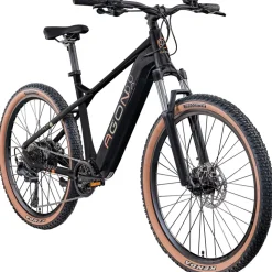 Agon Alpha E Bike Mountainbike Herren 160 - 185 cm Pedelec 27,5 Zoll Hardtail MTB Trail mit Ananda Motor 10 Gang 540 Wh