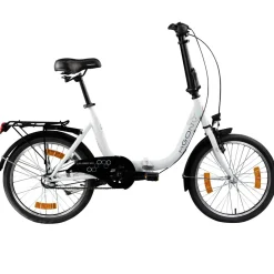 Agon Cruiser 20 Zoll Klapprad für Damen und Herren 150 - 185 cm Klappfahrrad Faltrad StVZO Faltfahrrad Erwachsene tiefer Einstieg