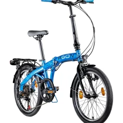 Agon Parklane Klapprad 150 - 185 cm Klappfahrrad mit 6 Gängen Fahrrad Faltrad mit Beleuchtung StVZO und Fahrradständer