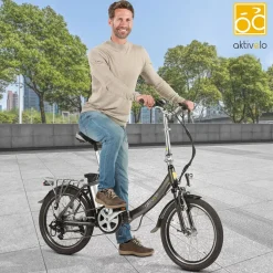 aktivelo Alu-Elektro-Faltrad Klapprad »Sport«, 20 Zoll