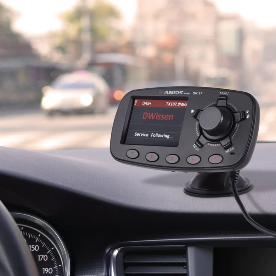 Albrecht DR 57 Autoradio-Adapter