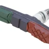 Allwetter V-Bremsschuhe für Alu-Felge, mit 6 mm Gewindebefestigung, 3 Komponenten, SHIMANO kompatibel, 2 Stück