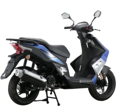 Alpha Motors Mofaroller Mustang FI 50 ccm 25 kmh EURO 5 blau-grau