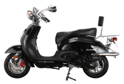 Alpha Motors Mofaroller Retro Firenze 50 ccm 25 kmh EURO 5 schwarz