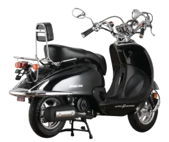 Alpha Motors Mofaroller Retro Firenze 50 ccm 25 kmh EURO 5 schwarz