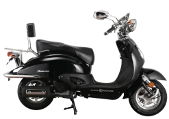 Alpha Motors Mofaroller Retro Firenze 50 ccm 25 kmh EURO 5 schwarz