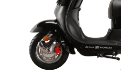 Alpha Motors Mofaroller Retro Firenze 50 ccm 25 kmh EURO 5 schwarz