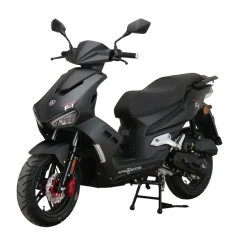 Alpha Motors Motorroller Mustang FI 50 ccm 45 kmh EURO 5 mattschwarz