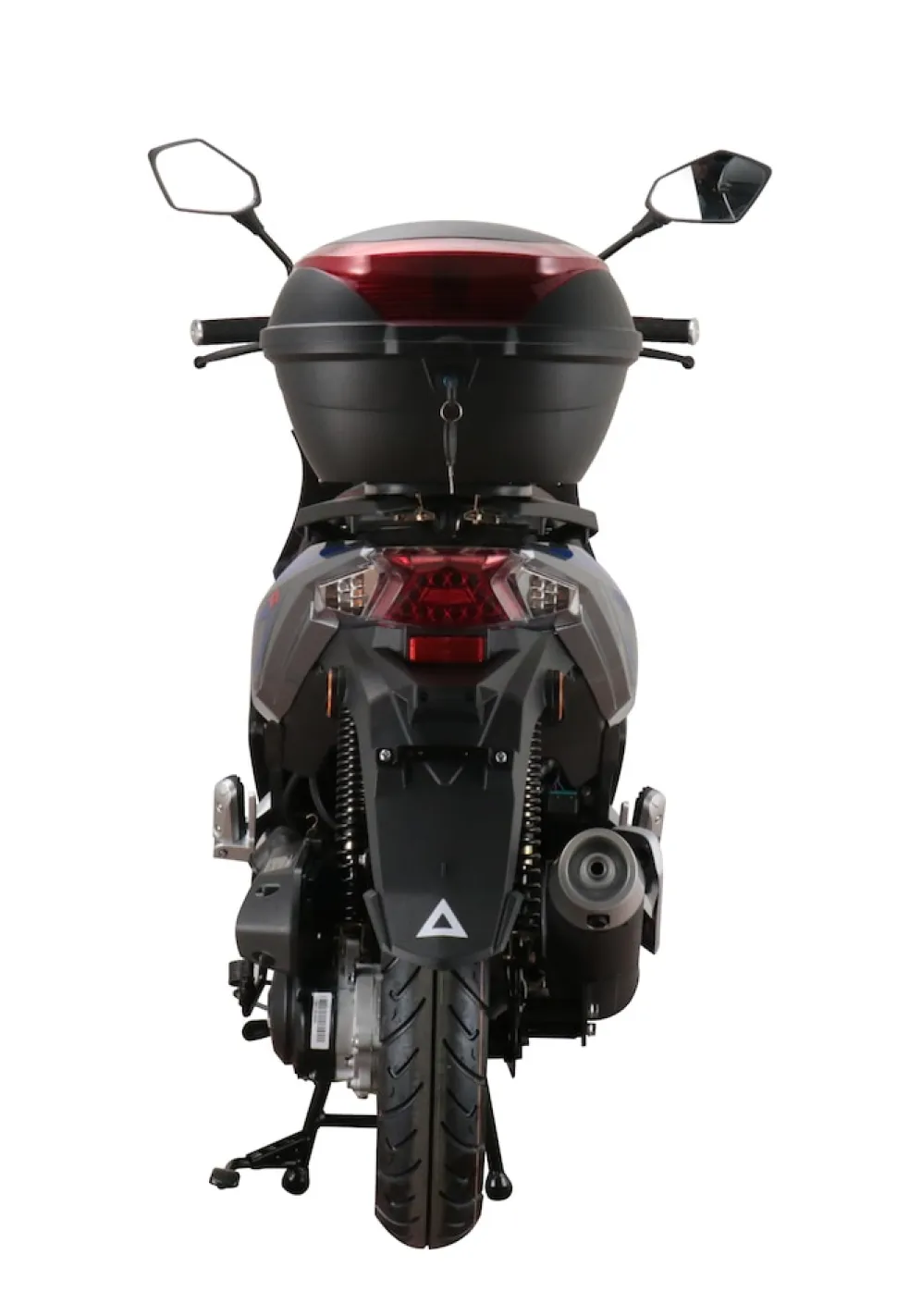 Alpha Motors Motorroller Mustang FI 50 ccm 45 kmh EURO 5 blau-grau inkl. Topcase