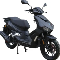 Alpha Motors Motorroller Mustang 125 ccm 85 kmh EURO 5+ mattschwarz