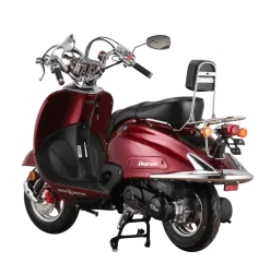 Alpha Motors Motorroller Retro Firenze 125 ccm 85 km/h EURO 5+ weinrot