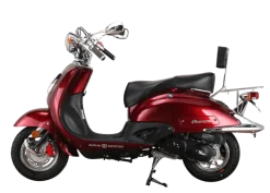 Alpha Motors Motorroller Retro Firenze 125 ccm 85 km/h EURO 5+ weinrot